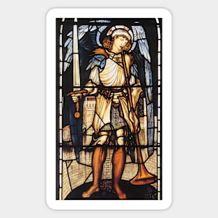 Saint Michael by Sir Edward Coley Burne-Jones Sticker